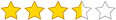 3 plus stars