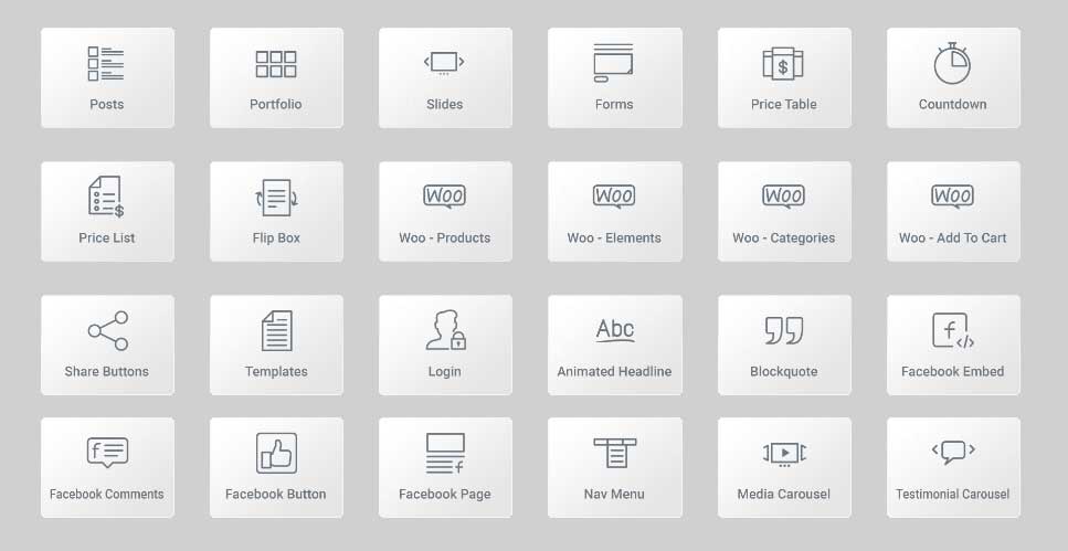 Elementor widget - Page Builder